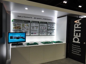 OFC2012展示内容の様子