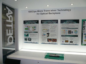 OFC2011展示内容の様子